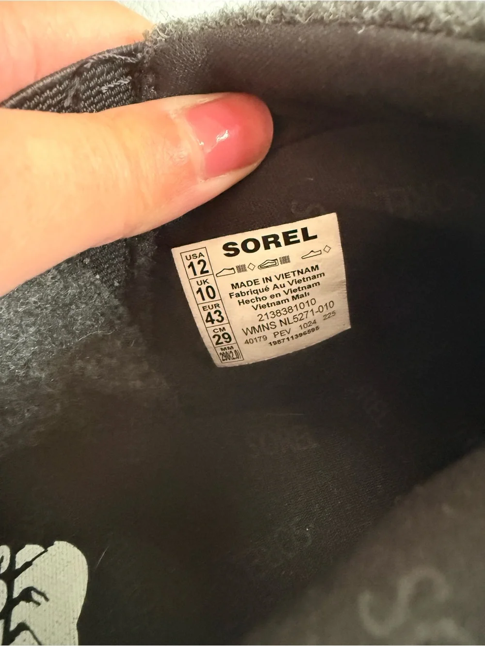 Sorel Out N About IV Mini Puffy Grey Winter Ankle Boots Women 12 US, Euro 42